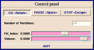 FM Synthesis Control Panel